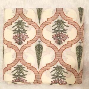 mul mul white cotton fabric  ( S 06 )