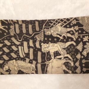 mul mul hand block printed fabric ( S 10 )