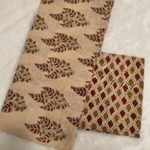 mul mul hand block print quart set ( R 13 )